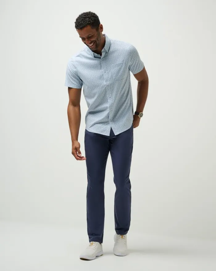 Men COUNTRY MILE BUTTONUP White TravisMathew ButtonUps