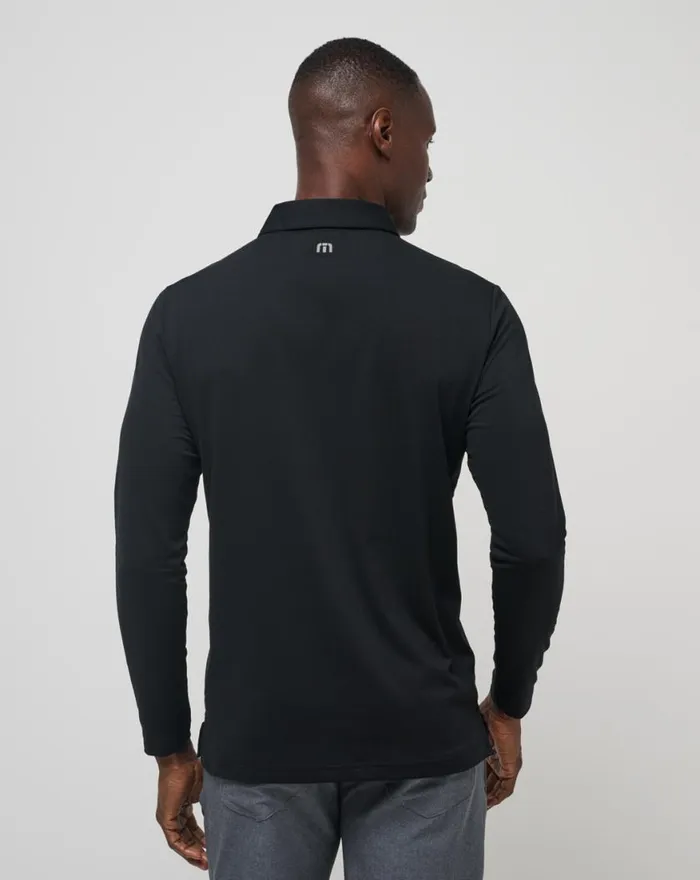Men COURSE MAPPER POLO Black TravisMathew Polos