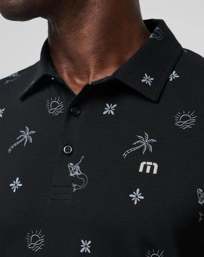 Men COVE DIVE POLO Black TravisMathew Polos