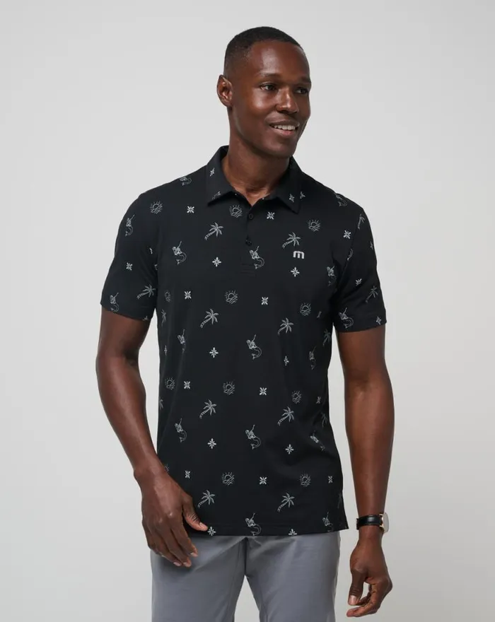 Men COVE DIVE POLO Black TravisMathew Polos