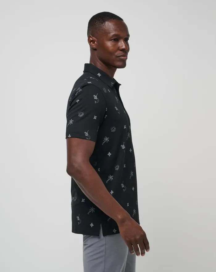 Men COVE DIVE POLO Black TravisMathew Polos