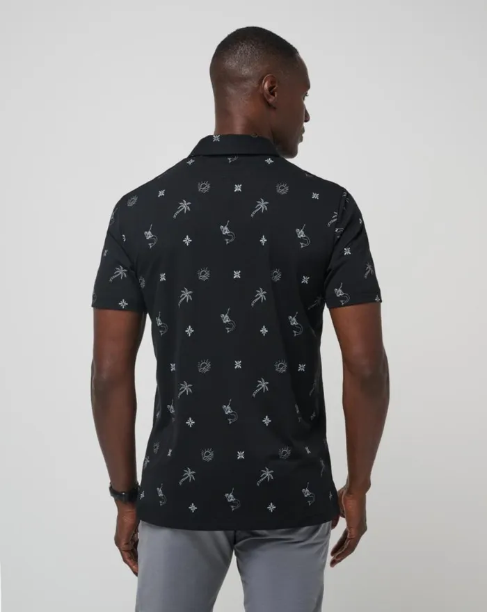 Men COVE DIVE POLO Black TravisMathew Polos