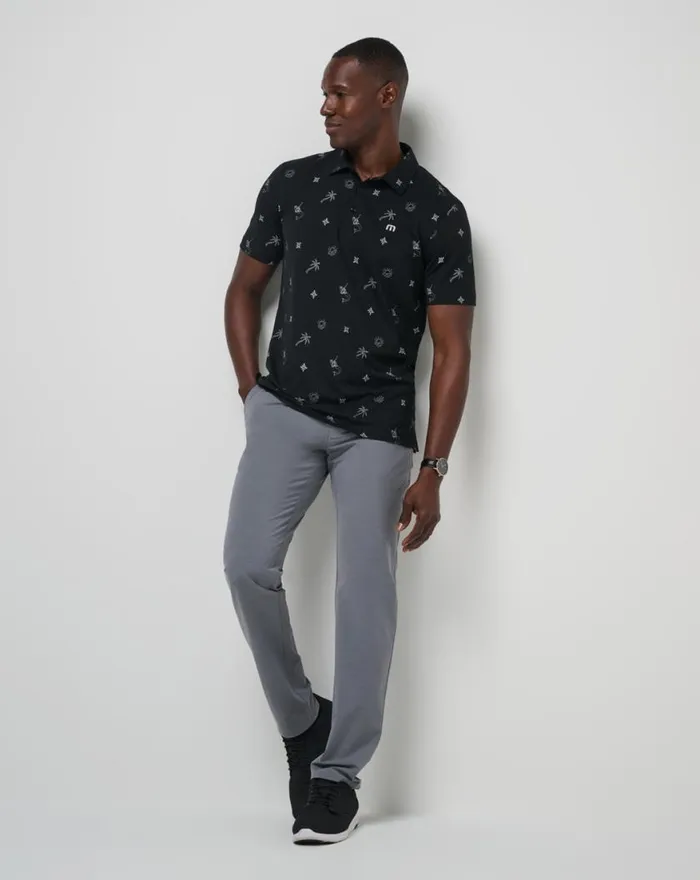 Men COVE DIVE POLO Black TravisMathew Polos