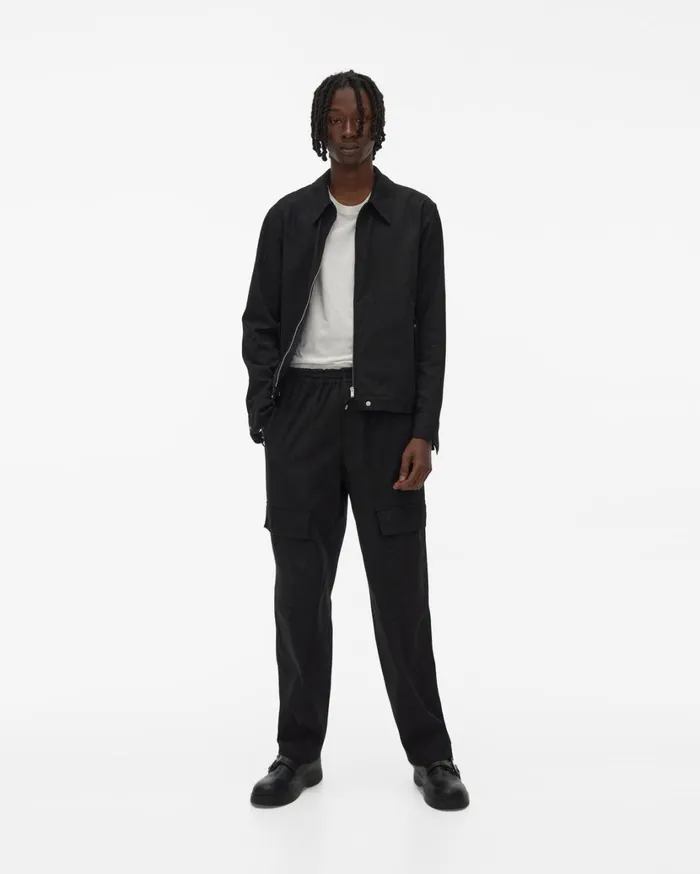 Men Crepe Utility Pant Black Helmut Lang Pants