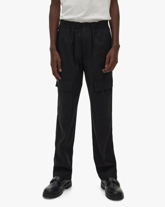 Men Crepe Utility Pant Black Helmut Lang Pants