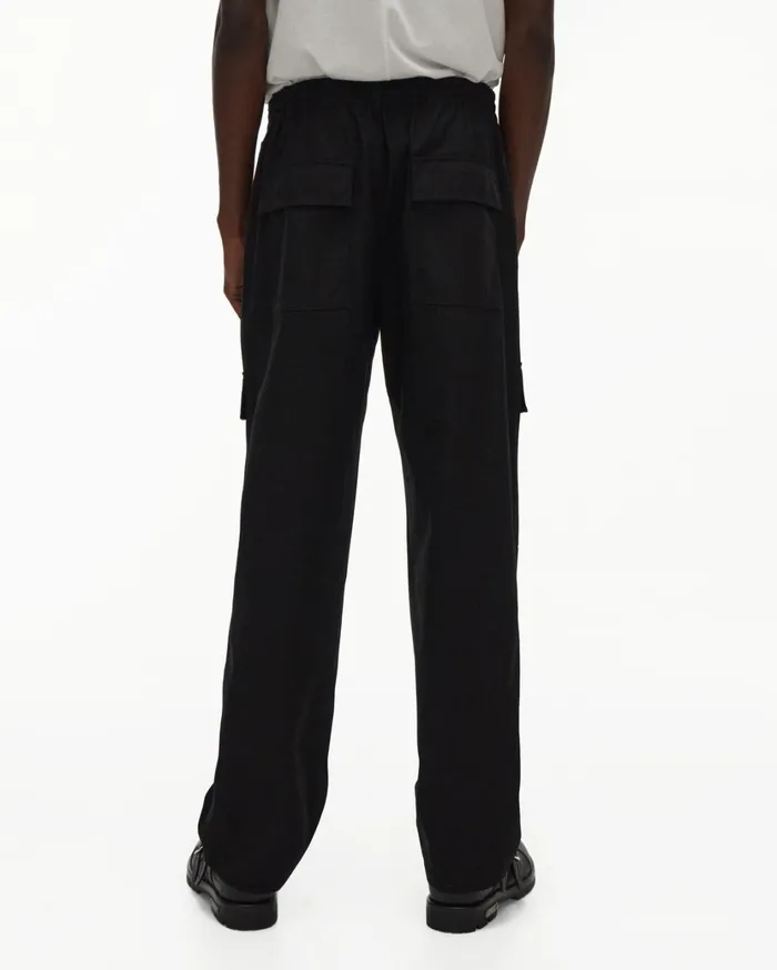 Men Crepe Utility Pant Black Helmut Lang Pants