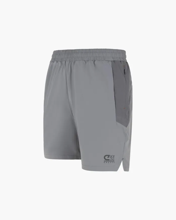 Men Cruyff Bottoms Flame Shorts Grey