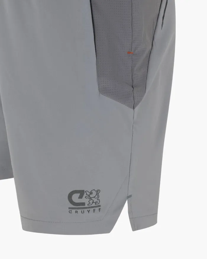 Men Cruyff Bottoms Flame Shorts Grey Men Cruyff Bottoms Flame Shorts Grey