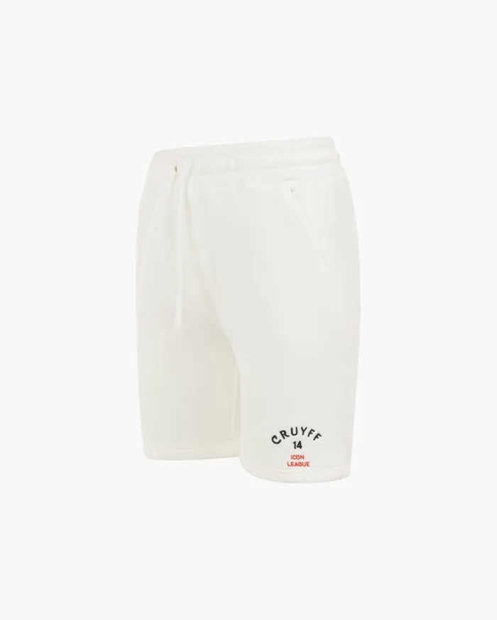 Men Cruyff Bottoms League 14 Short Off White
