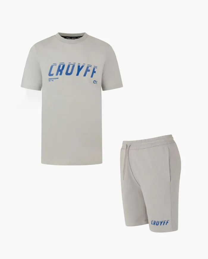 Men Cruyff Bottoms League Shorts Grey