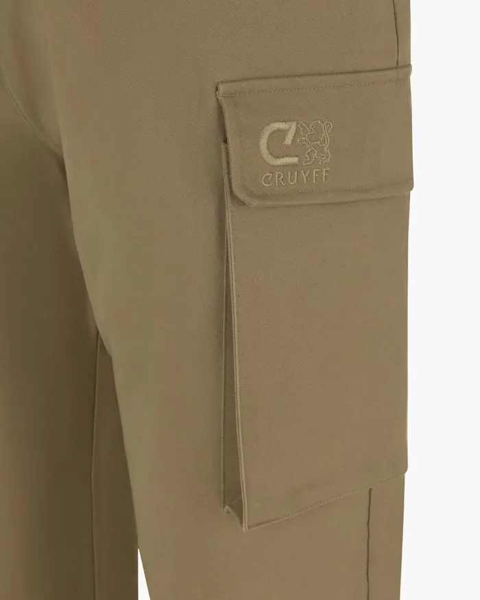 Men Cruyff Bottoms Twill Cargo Pant Sand Men Cruyff Bottoms Twill Cargo Pant Sand