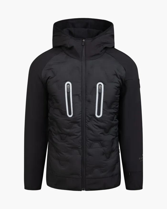Men Cruyff Jackets Region Zt Hood Black
