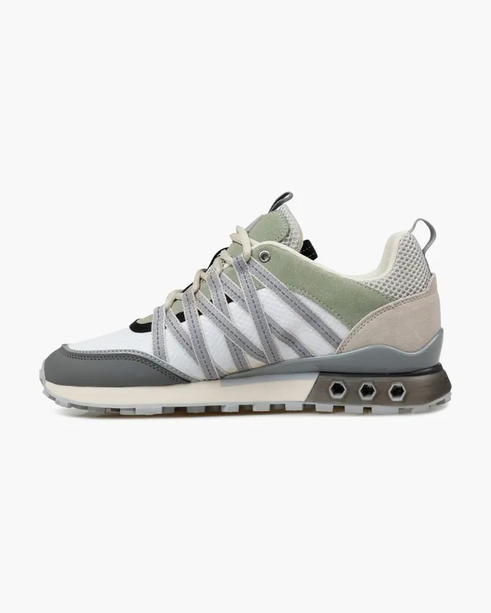 Men Cruyff Sneakers Fearia HexTech Whitegreen Men Cruyff Sneakers Fearia HexTech Whitegreen