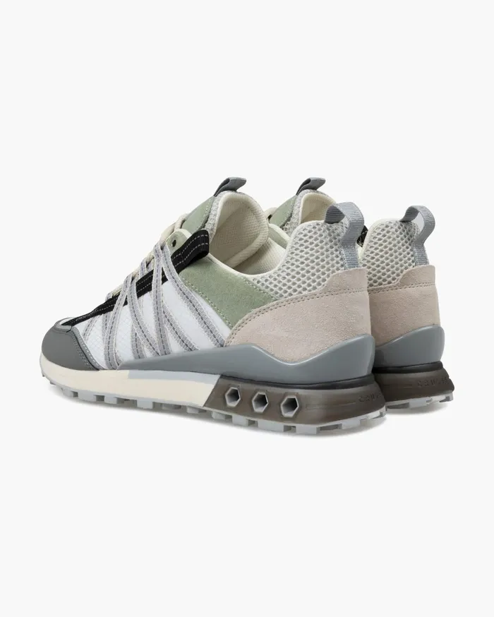 Men Cruyff Sneakers Fearia HexTech Whitegreen Men Cruyff Sneakers Fearia HexTech Whitegreen