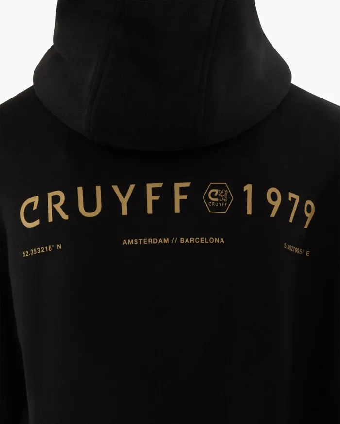 Men Cruyff Sweats and Hoodies 03979 Hoodie Blackgold Men Cruyff Sweats and Hoodies 03979 Hoodie Blackgold