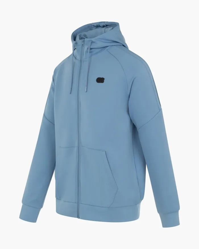 Men Cruyff Sweats and Hoodies Axel ZT Hood Blue Men Cruyff Sweats and Hoodies Axel ZT Hood Blue
