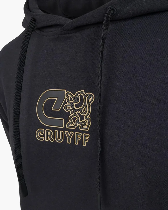 Men Cruyff Sweats and Hoodies Clion Outlined Graphic Hoodie Blackgold Men Cruyff Sweats and Hoodies Clion Outlined Graphic Hoodie Blackgold