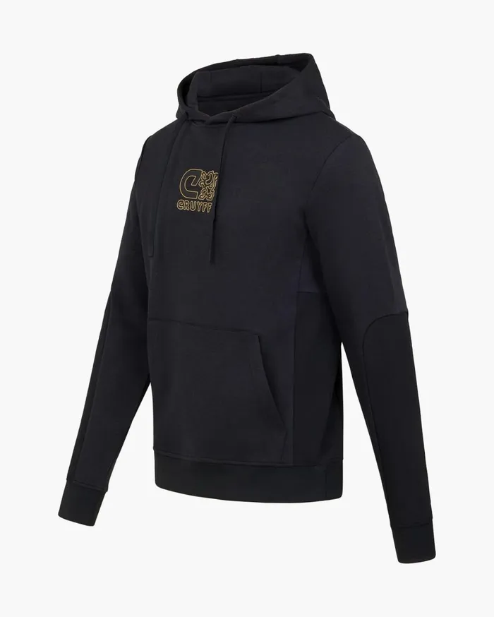 Men Cruyff Sweats and Hoodies Clion Outlined Graphic Hoodie Blackgold Men Cruyff Sweats and Hoodies Clion Outlined Graphic Hoodie Blackgold