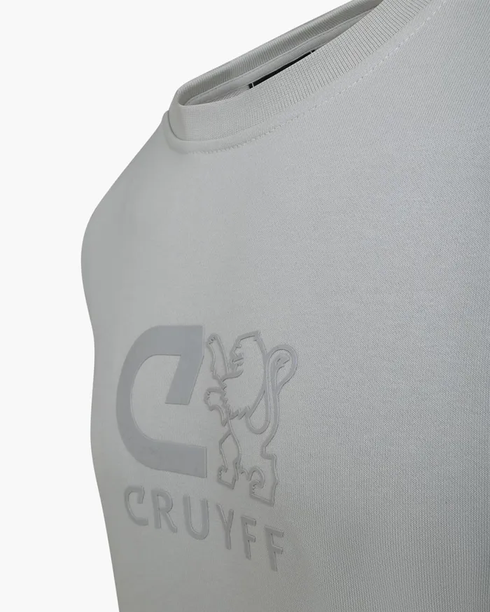 Men Cruyff Sweats and Hoodies Classic Crewneck Ultimate Grey Men Cruyff Sweats and Hoodies Classic Crewneck Ultimate Grey