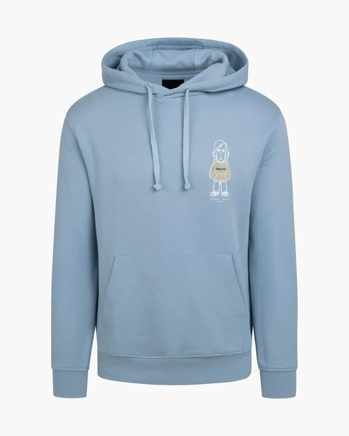 Men Cruyff Sweats and Hoodies Cruyff Avatar Hoodie Blue Nights
