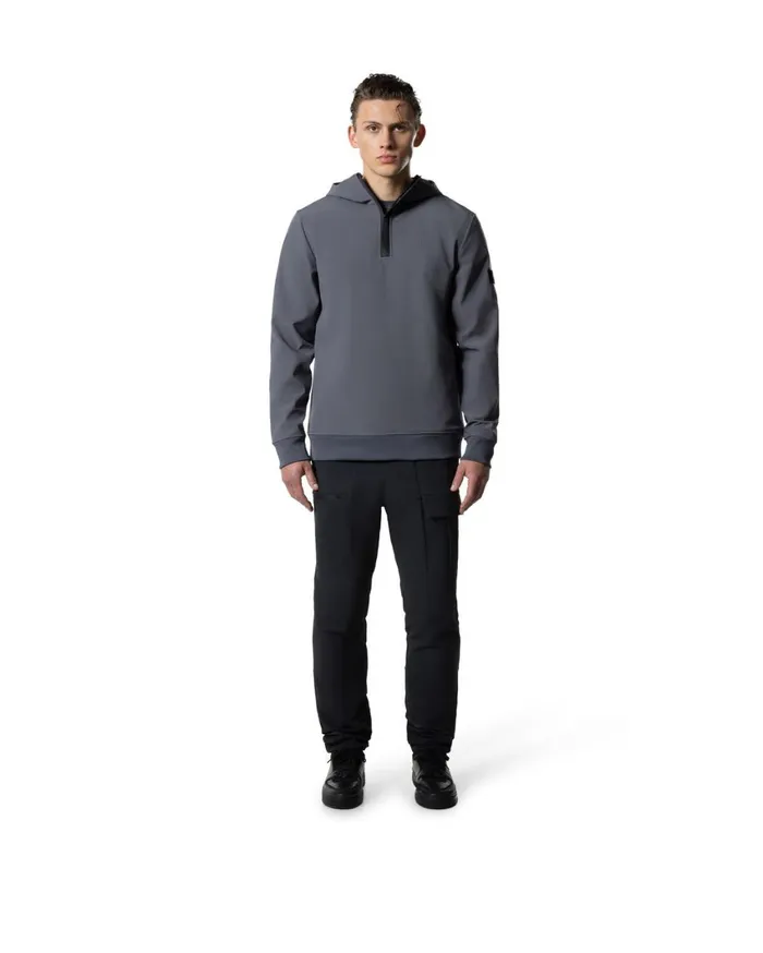 Men Cruyff Sweats and Hoodies Iso Qzhood Charcoal Grey Men Cruyff Sweats and Hoodies Iso Qzhood Charcoal Grey