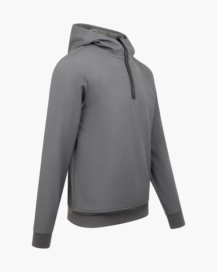 Men Cruyff Sweats and Hoodies Iso Qzhood Charcoal Grey Men Cruyff Sweats and Hoodies Iso Qzhood Charcoal Grey