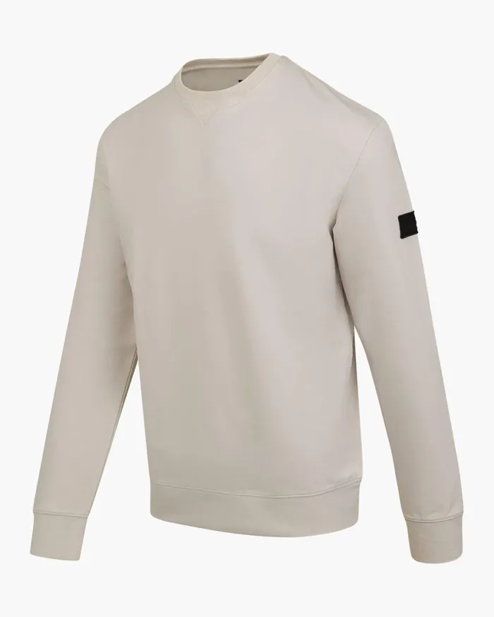 Men Cruyff Sweats and Hoodies Non Denim Crewneck Sand