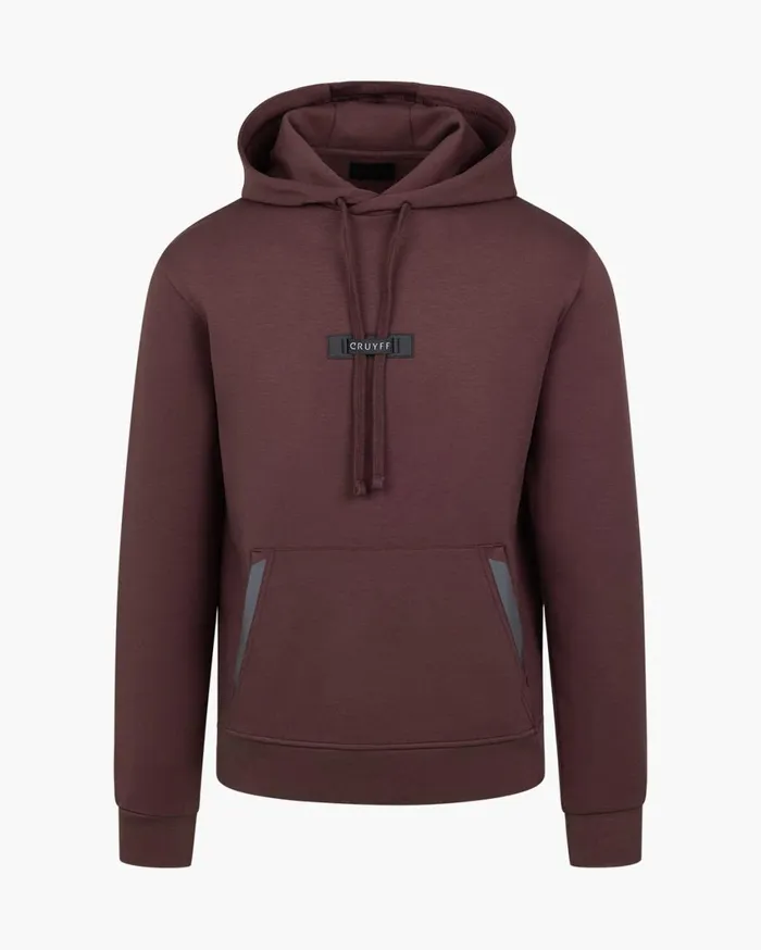 Men Cruyff Sweats and Hoodies Paco Hoodie Dark Brown Men Cruyff Sweats and Hoodies Paco Hoodie Dark Brown