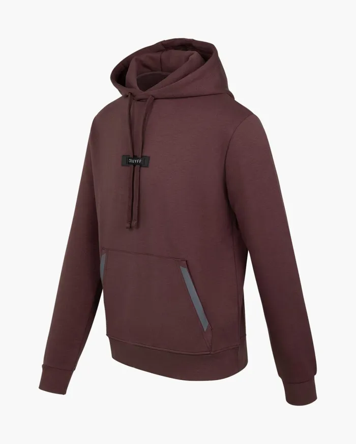 Men Cruyff Sweats and Hoodies Paco Hoodie Dark Brown Men Cruyff Sweats and Hoodies Paco Hoodie Dark Brown