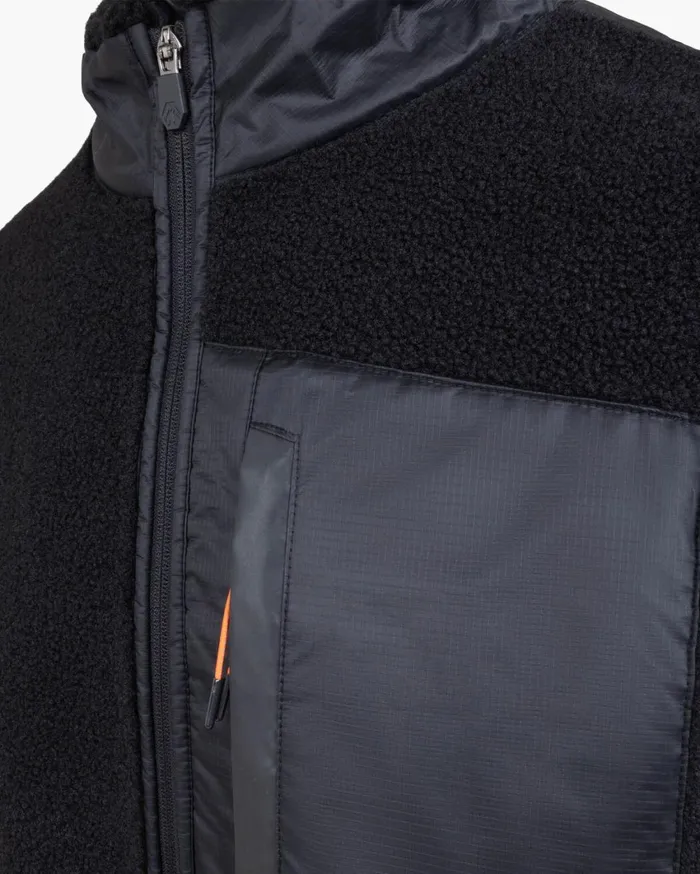 Men Cruyff Sweats and Hoodies Retina Half Zip Black Men Cruyff Sweats and Hoodies Retina Half Zip Black