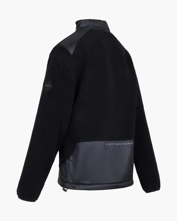 Men Cruyff Sweats and Hoodies Retina Half Zip Black Men Cruyff Sweats and Hoodies Retina Half Zip Black