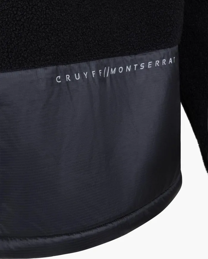 Men Cruyff Sweats and Hoodies Retina Half Zip Black Men Cruyff Sweats and Hoodies Retina Half Zip Black