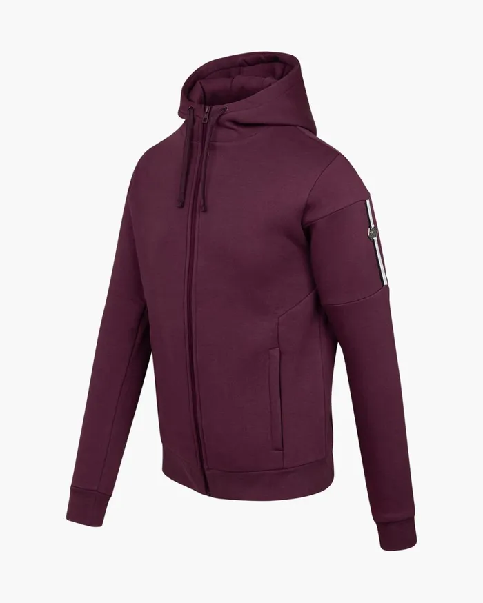 Men Cruyff Sweats and Hoodies Torch Tracktop Wine Men Cruyff Sweats and Hoodies Torch Tracktop Wine