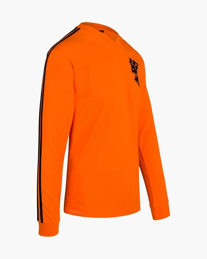 Men Cruyff Sweats and Hoodies World Cup Tee LS Orange Men Cruyff Sweats and Hoodies World Cup Tee LS Orange