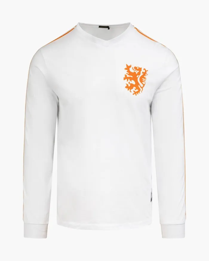 Men Cruyff Sweats and Hoodies World Cup Tee LS White