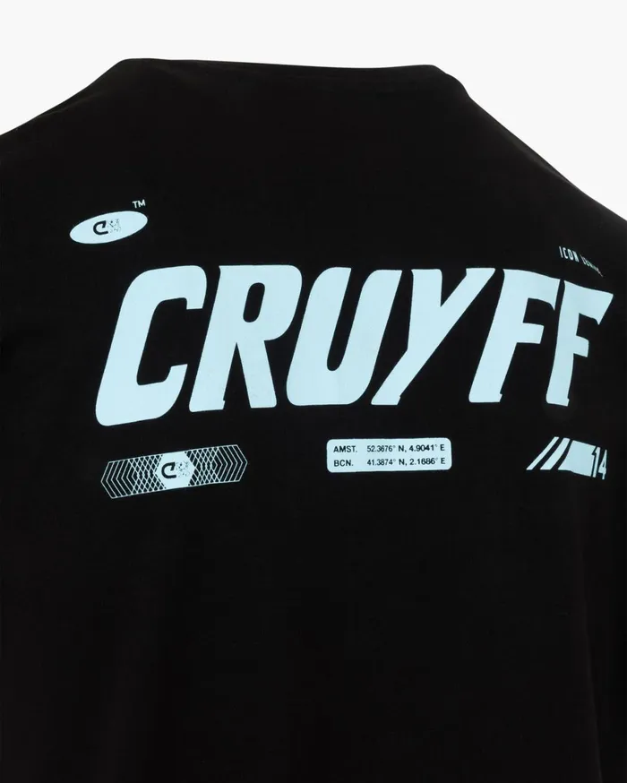 Men Cruyff TShirts and Polo039s Agility Tee Black Men Cruyff TShirts and Polo039s Agility Tee Black