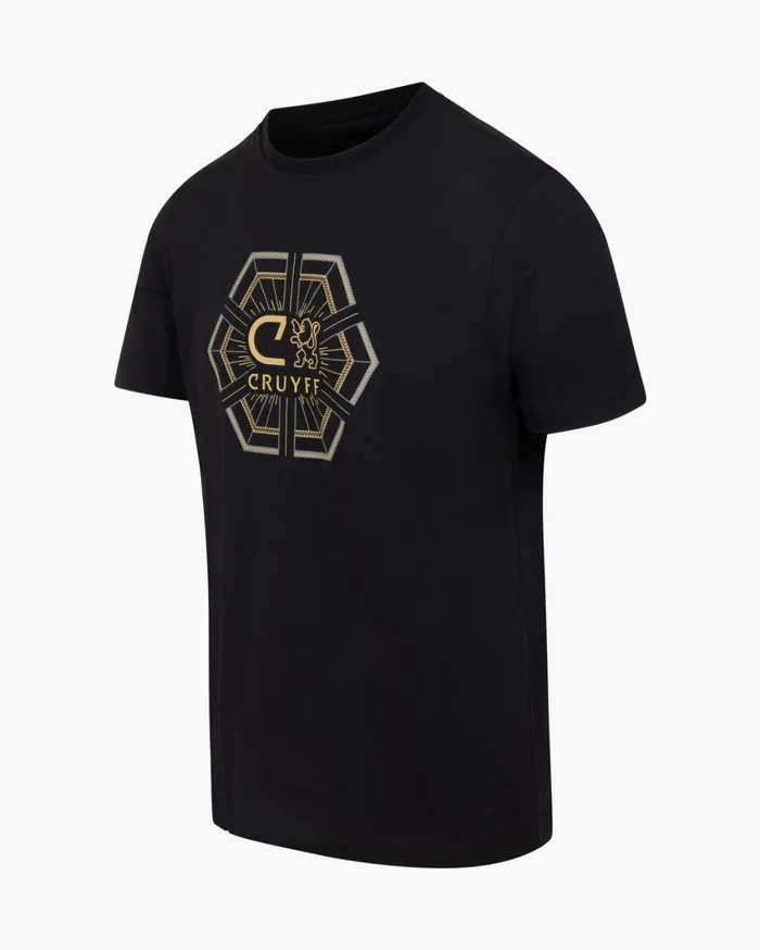 Men Cruyff TShirts and Polo039s CLion Geo Tee Blackgold Men Cruyff TShirts and Polo039s CLion Geo Tee Blackgold