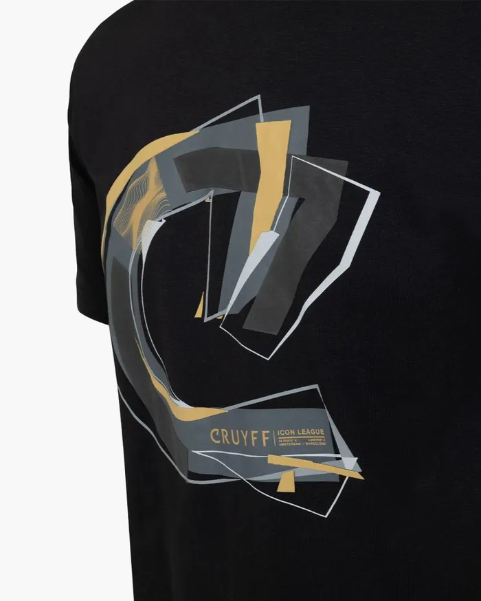 Men Cruyff TShirts and Polo039s CTee Blackgold Men Cruyff TShirts and Polo039s CTee Blackgold
