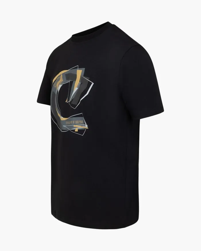 Men Cruyff TShirts and Polo039s CTee Blackgold Men Cruyff TShirts and Polo039s CTee Blackgold