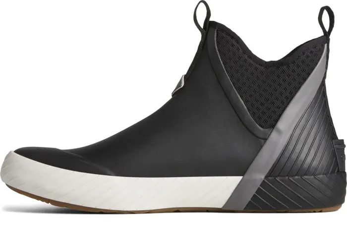 Men Cutwater Deck Boot Black Sperry Boots Men Cutwater Deck Boot Black Sperry Boots