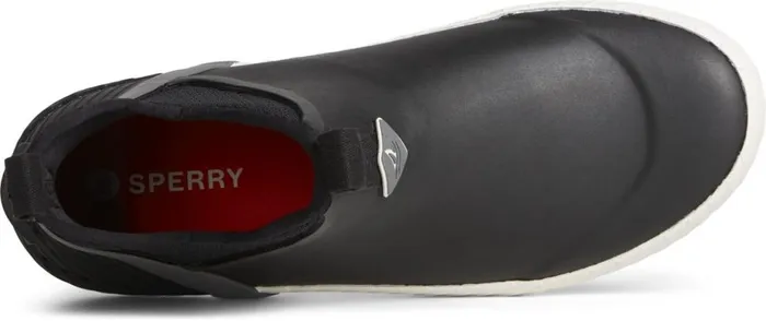 Men Cutwater Deck Boot Black Sperry Boots Men Cutwater Deck Boot Black Sperry Boots