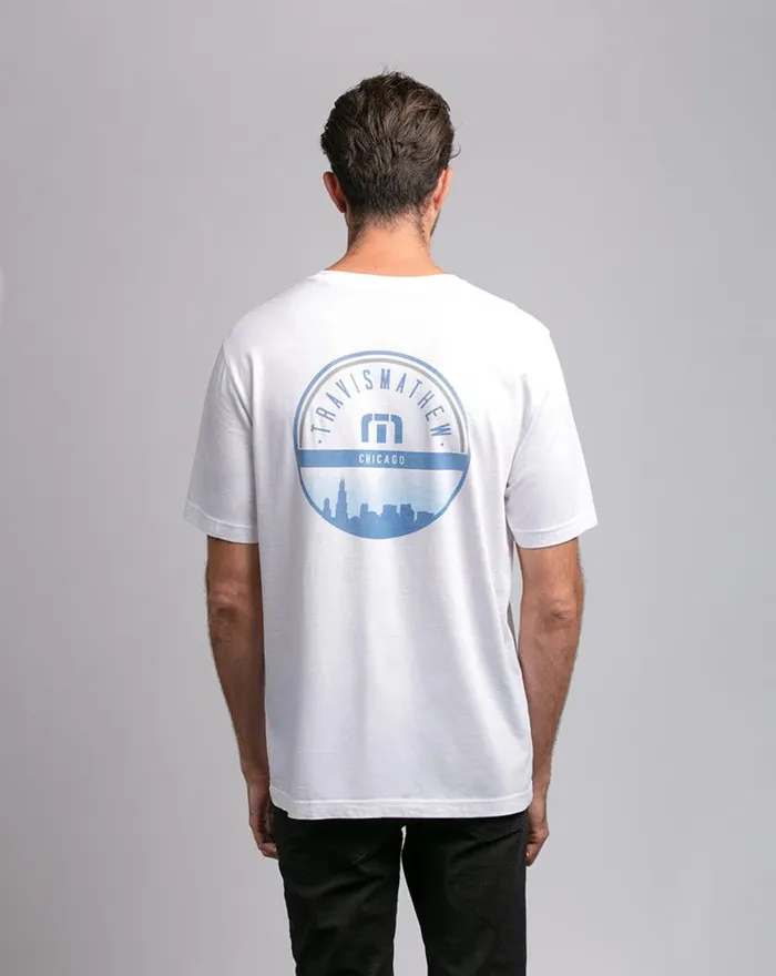 Men DA BEERS TEE White TravisMathew Tees