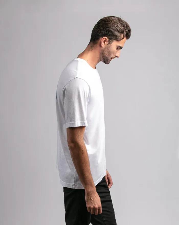 Men DA BEERS TEE White TravisMathew Tees