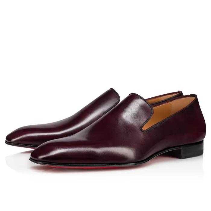 Men Dandelion Loafers 8211 Patinated Calf Leather 8211 Bordeaux Red Christian Louboutin Loafers and Slipons Men Dandelion Loafers 8211 Patinated Calf Leather 8211 Bordeaux Red Christian Louboutin Loafers and Slipons