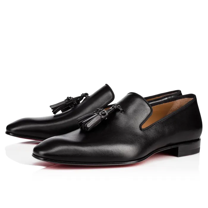 Men Dandelion Tassel Loafers 8211 Calf Leather 8211 Black Black Christian Louboutin Loafers and Slipons Men Dandelion Tassel Loafers 8211 Calf Leather 8211 Black Black Christian Louboutin Loafers and Slipons
