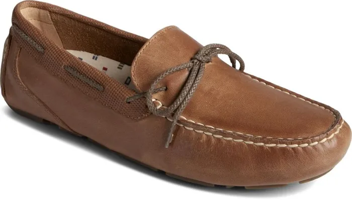 Men Davenport Deboss Leather 1Eye Driver Tan Sperry Boots Men Davenport Deboss Leather 1Eye Driver Tan Sperry Boots
