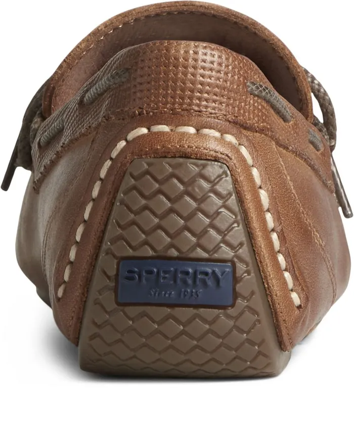 Men Davenport Deboss Leather 1Eye Driver Tan Sperry Boots Men Davenport Deboss Leather 1Eye Driver Tan Sperry Boots