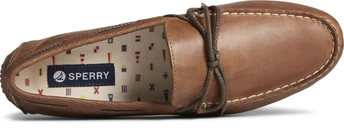 Men Davenport Deboss Leather 1Eye Driver Tan Sperry Boots Men Davenport Deboss Leather 1Eye Driver Tan Sperry Boots