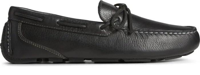 Men Davenport Pull Up Leather 1Eye Driver Black Sperry Boots