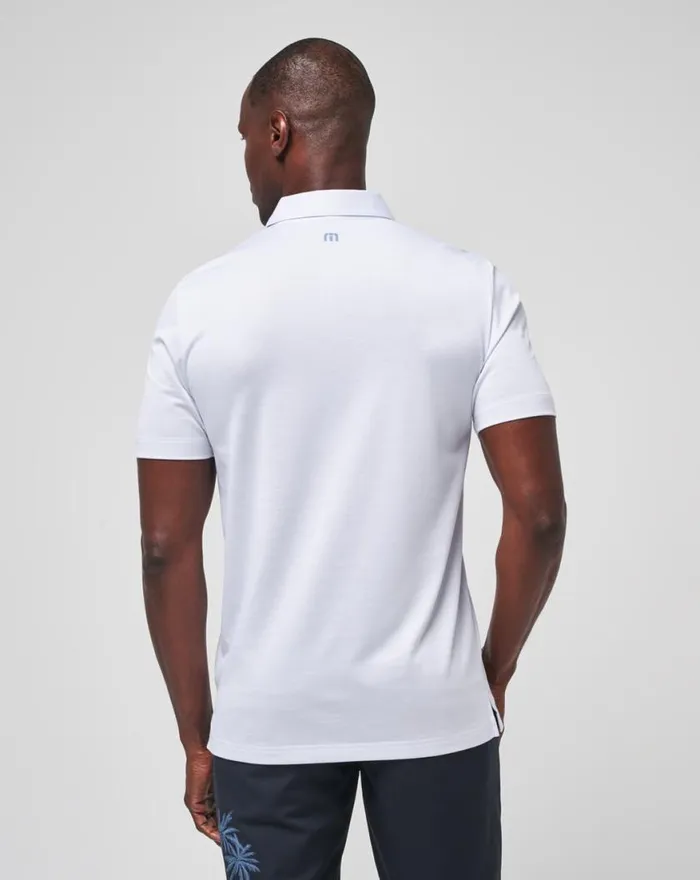Men DOLPHIN CRUISE POLO White TravisMathew Polos